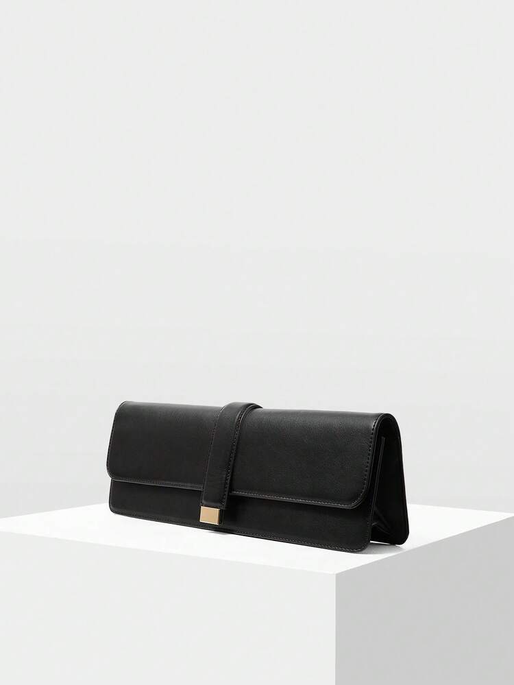 LADIES CLUTCH BAG, EXQUISITE AND SIMPLE COMMUTER DATING BAGUETTE BAG