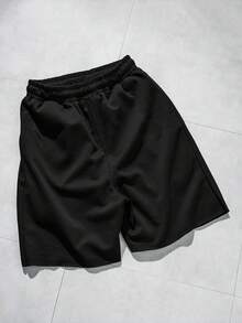 Manfinity EMRG Quần short nam cỡ lớn in họa tiết, có dây rút. - màu đen - Xem 2