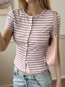 Livesso Women T-Shirts - Pink - View 7