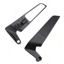 Motorcycle Invisible Winglet Rearview Mirror Kit For Kawasaki Z900 Z650 2021 2022 2023, Adjustable Rearview Mirrors - A - View 5