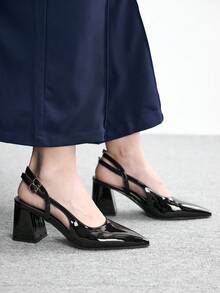 CUCCOO BIZCHIC Giày cao gót thời trang nữ - màu đen - Xem 4