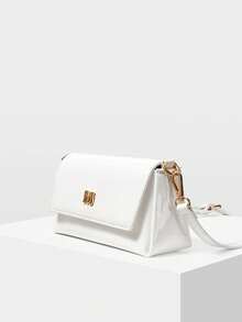 MOTF PREMIUM LADIES SLANTED SHOULDER BAG, EXQUISITE AND SIMPLE COMMUTER HANDBAG - Off-white - View 2