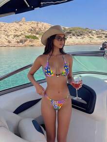 Swim Vcay Bộ bikini đính hạt mới dành cho nữ, đồ bơi hai mảnh gợi cảm thời trang cho kỳ nghỉ biển, mùa xuân/hè. - Nhiều màu - Xem 7