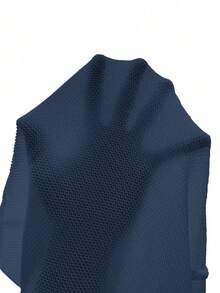 EMERY ROSE Áo vest len nữ tay cánh dơi cổ tròn màu trơn, kiểu dáng thường ngày, thích hợp cho mùa hè. - Màu xanh hải quân - Xem 7
