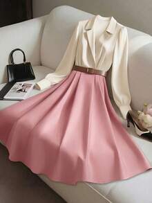 Women Midi Dresses - Multicolor 4 - View 3
