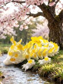 POKOJA LAND A 3D-Printed Cherry Blossom Pink Chinese Dragon, Cute And Pretty, Including: Pink, Blue, Red, Green, Yellow, Stress Toys, Kids Toys, Sensory Toys, Collectibles, Party, Birthday, Christmas, Holiday Gift. - Multicolor - View 11