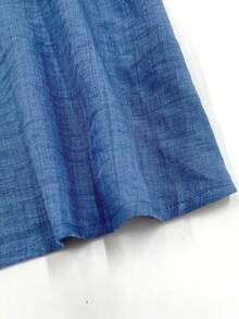 Selianne Nueva Camiseta de Tirantes sin Mangas con Cuello en V Tejida con Textura unicolor Elegante Casual para Mujer Vacaciones Verano Azul Agua - Azul - Ver 3