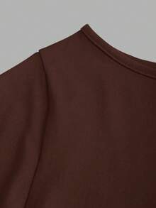 Sweetra 3 chiếc áo thun ngắn tay cổ lệch dáng crop dành cho nữ, phong cách thường ngày thanh lịch, thích hợp mặc đi làm, mùa hè. - Nhiều màu - Xem 3
