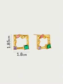 Glisma Women's Earrings,Premium/Old Money/Classy,Sexy/Vintage,For Mom/Women/Girl/Mother,Summer/Beach/Prom/Party - Gold - View 6