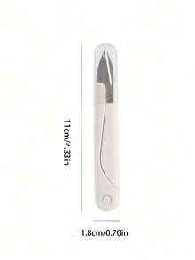 8pcs Multi-Purpose Compact Scissor, Portable Mini Simple Design Sewing Scissors, Household/Student Folding Cutting Tool - Multicolor - View 10
