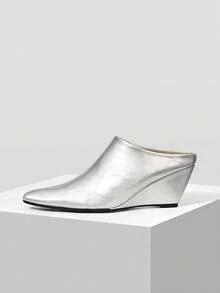 Giày sandal cao gót dành cho nữ - Bạc - Xem 2