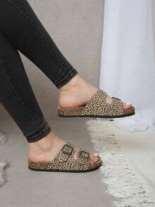 Women Flat Sandals - Cheetah - View 3