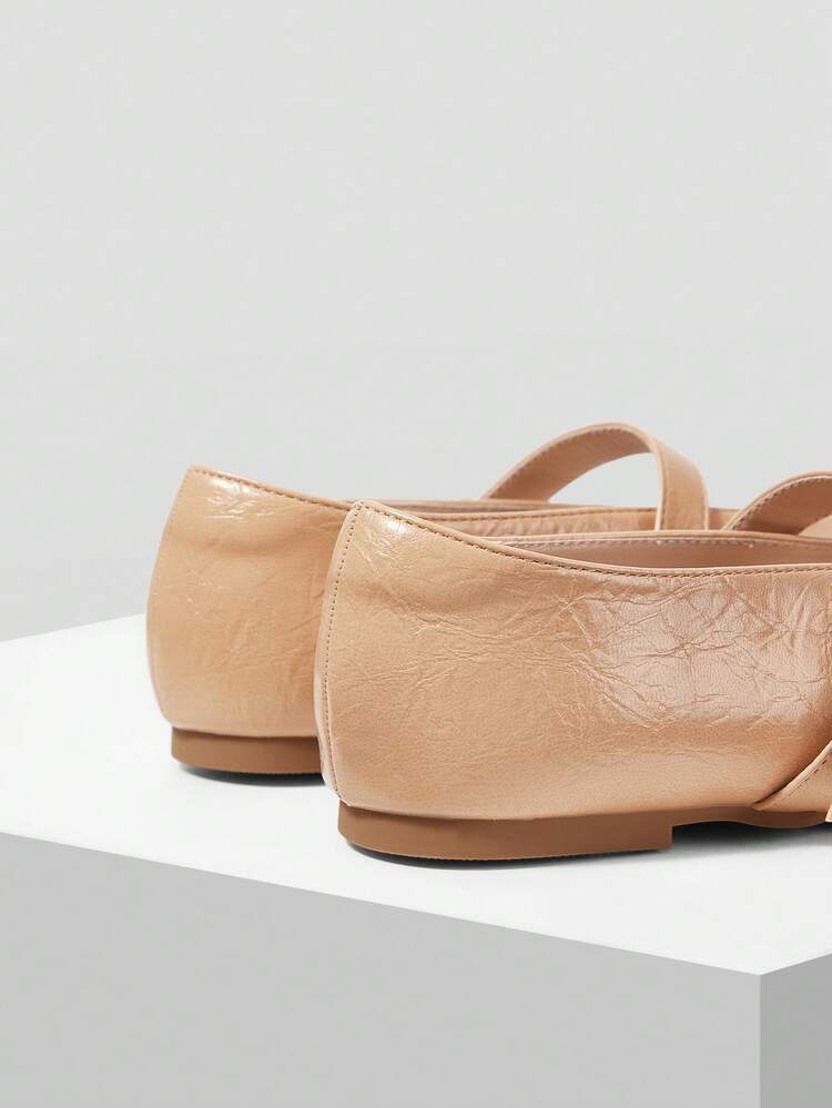 WOMEN'S COMMUTING CASUAL COMFORTABLE VERSATILE MARY JANE SQUARE TOE FLAT SHOES FOR CHRISTMAS SPRING SHOES