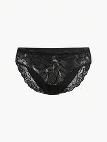 Bisouelle 3条装女士中腰蕾丝印花三角裤，舒适亲肤透气，尺码S-XXL可选 - 彩色 - 查看 9