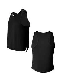DrisQ DrisQ Men's Solid Color Crew Neck Camisole Undershirt - Multicolor - View 4