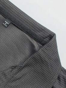 Manfinity Homme 男士纯色 Polo 衫和短裤套装，休闲简约，适合日常穿着 男士休闲套装 休闲套装 休闲两件套 男士两件套 男士两件套 男士两件套 男士休闲两件套 男士两件套 男士两件套 - 深灰色 - 查看 5
