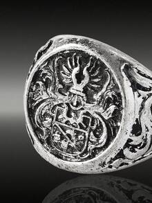 MortiRose Un anillo de vid bohemio, retro y con estilo gótico - Anillo con patrón de vid - Ver 4