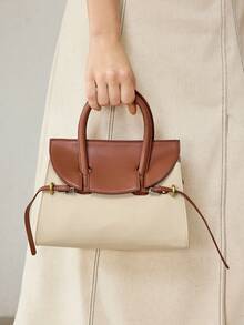 PREMIUM BOLSO DE MUJER - blanco marrón - Ver 7
