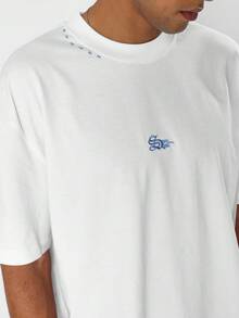 SUMWON Tee With LA Back Print - White - View 3