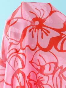 Swim Mulvari Đầm maxi dài tay màu hồng đỏ họa tiết hoa, kín đáo, có khóa kéo và dây buộc eo – Áo khoác ngoài đi biển, đầm thanh lịch, đầm in hoa, đầm che phủ khi đi biển, đầm dài tay, trang phục đi du lịch, trang phục nghỉ dưỡng, trang phục đi nghỉ mát cho nữ, áo khoác ngoài khi đi biển, đầm dài, trang phục nghỉ dưỡng, trang phục đi du lịch cho nữ, trang phục nữ đi biển. - Nhiều màu - Xem 5
