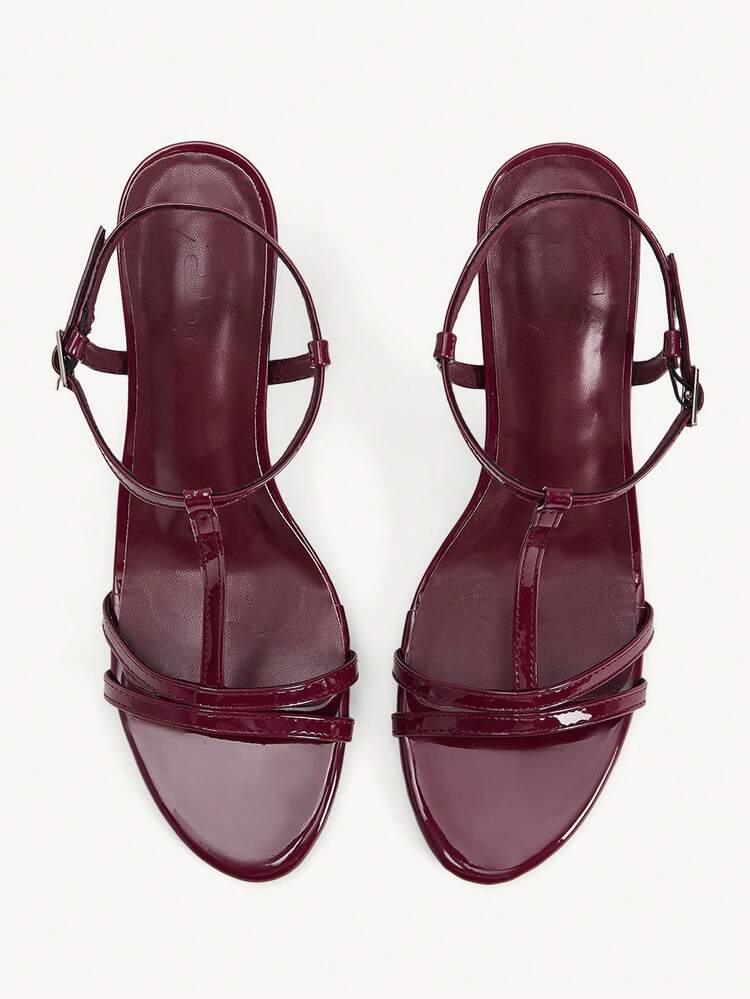 CUCCOO CHICEST Women Shoes New Summer Round Head Women's High-Heeled Stiletto Sandals