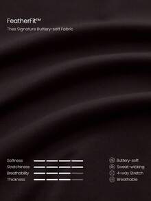 GLOWMODE 6英寸加大码 FeatherFit™ 全天柔软舒适高腰骑行短裤，带侧袋，适合普拉提、瑜伽、日常穿着 - 咖啡棕 - 查看 5