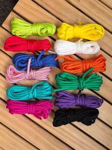 Handmade DIY Weaving: Christmas Tree Weaving, Lanyard Keychain Weaving, Bracelet Weaving, Clothesline - Multicolor - View 7
