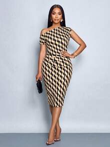 Women Midi Dresses - Multicolor 7 - View 10