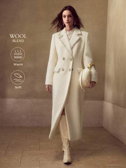 MOTF PREMIUM WOOL DOUBLE BREASTED OVERCOAT