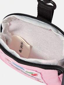 HARRY POTTER X SHEIN Coin Purse With Safety Buckle And Zipper Pocket, Multi-Functional Storage Bag, Coin Collection And Organization Pouch, Suitable For Both Men And Women - Baby Pink - View 5