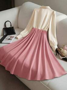Women Midi Dresses - Multicolor 4 - View 2
