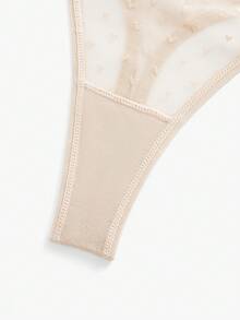 Bisouelle 5 Cái/gói Quần Lót Đùi Lưới Nữ Gợi Cảm - Nhiều màu - Xem 6