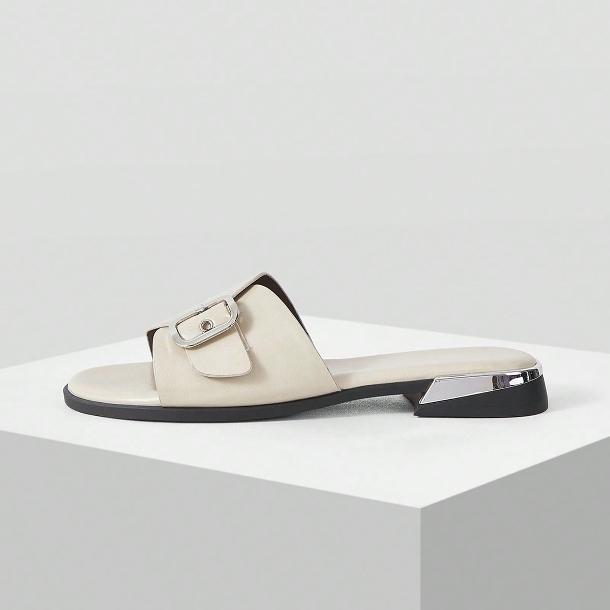 Sandalias casuales de mujer con estilo de vacaciones y estilo de viaje, ajustables, con puntera abierta, tacón bajo y puntera redonda