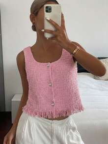 Livesso 女士夏季新款商务休闲衬衫 - 粉色 - 查看 2