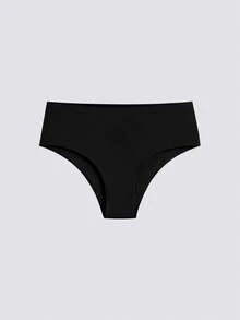5pcs Women Solid Seamless High Waist Casual Brief Panties, With Wider Waistband Design - Multicolor - View 13