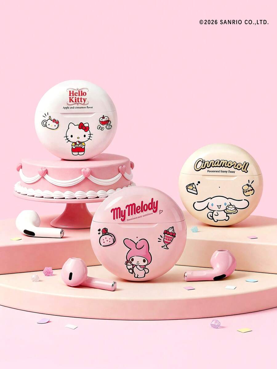 HELLO KITTY AND FRIENDS | Joivida Cartoon Pattern Portable Multifunctional Bluetooth Earphones For Daily Use - View 1