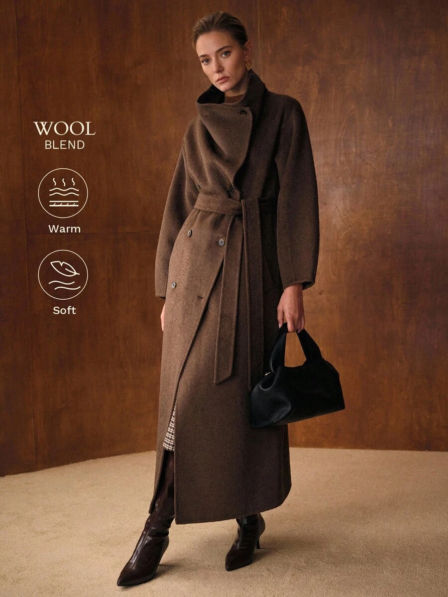 MOTF PREMIUM WOOL DOUBLE BREASTED OVERCOAT, FALL WINTER