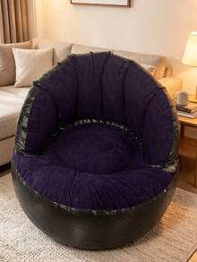 Foldable Inflatable Single-Person Sofa, Space-Saving, Convenient To Use, Ideal Companion For Family Outdoor Activities, Also An Excellent Gift Choice! - Multicolor - View 6