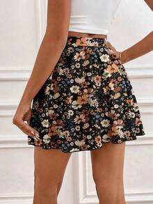 SHEIN Frenchy Quần nữ dáng suông in hoa, có túi, đa năng cho hẹn hò và đi chơi. - Nhiều màu - Xem 2
