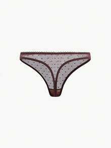 Bisouelle 5 Cái/gói Quần Lót Đùi Lưới Nữ Gợi Cảm - Nhiều màu - Xem 14