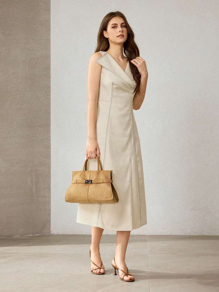 WOMEN'S TOTE BAG, EXQUISITE AND SIMPLE COMMUTING LARGE-CAPACITY HANDBAG.
