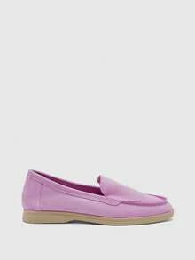CUCCOO BIZCHIC Women's Casual Comfortable Slip-On Loafers For Daily Commute & Versatile Wear For Christmas Valentine's Day - Baby Pink - View 2