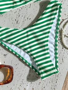 Bộ bikini hai mảnh dáng suông cạp cao, chất liệu vải jacquard, hiệu Swim Mod-D dành cho nữ, thích hợp cho mùa xuân/hè. - Nhiều màu - Xem 6