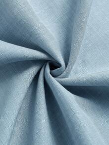 Core Aspect Camicia a maniche corte con texture, top casual per pendolari - celeste - Visualizzare 8