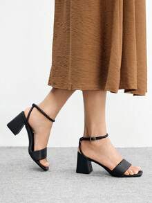 CUCCOO BIZCHIC 女士时尚高跟凉鞋 - 黑色 - 查看 6