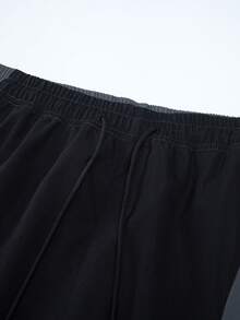 STEELVANCE Men's Casual Contrast Color Drawstring Shorts, Summer - Multicolor - View 8