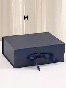 1pc Flat-Pack Foldable Gift Box, Low Cross-Border Shipping Cost, Multifunctional Storage Box, Ultra-Light Empty Box - Multicolor - View 12