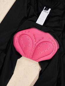 Exploreva Women's Solid Color Minimalist Casual Cycling Pants - Black - View 1