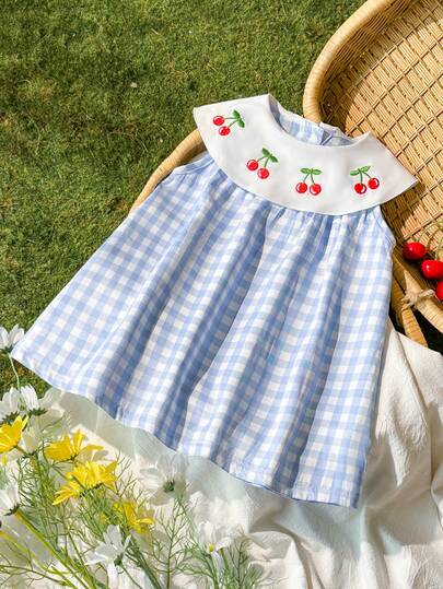Vintaside Kids Đầm không tay màu vàng ngọt ngào, kiểu dáng giản dị cho bé gái, thích hợp cho các buổi đi chơi, mặc hàng ngày, gặp gỡ bạn bè, tiệc sinh nhật, ngày Valentine.