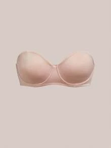 Barelissa Áo ngực có gọng mỏng, dây đeo trong suốt, có thể tháo rời, dành cho người có thân hình gợi cảm, cỡ lớn. - Nhiều màu - Xem 3